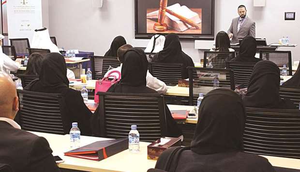 Administrative officials participate in the u2018Legal for non-legal professionalsu2019 course.