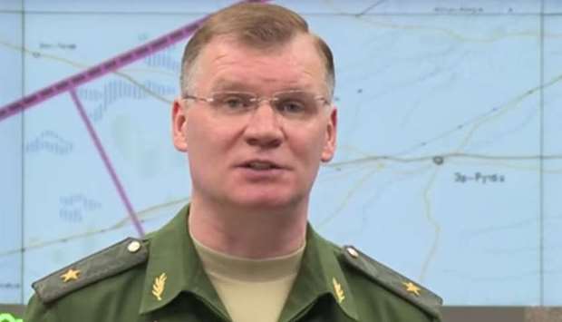 Russian Defence Ministry spokesman Igor Konashenkov