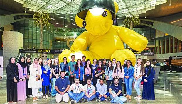 The SC youth panel at Hamad International Airport