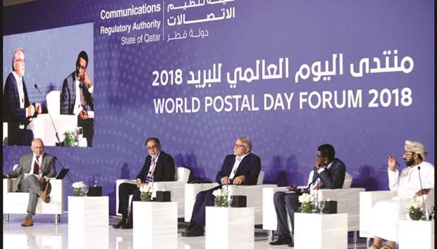 A panel discussion in progress at the World Postal Day celebrations organised by the CRA yesterday.