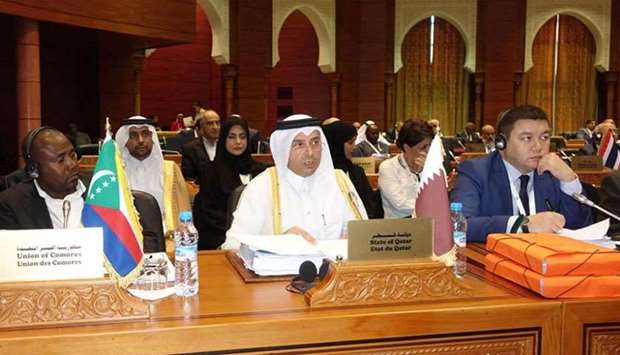HE the Minister of Education and Higher Education Dr Mohamed bin Abdul Wahed al-Hammadi attends the 13th Session of the General Conference of ISESCO in Rabat, Morocco.