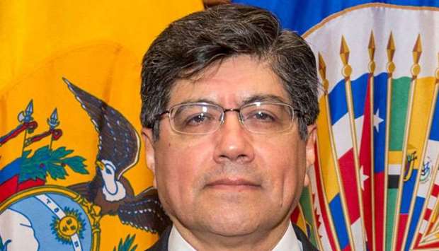 Foreign Minister of Ecuador Jose Valencia Amores