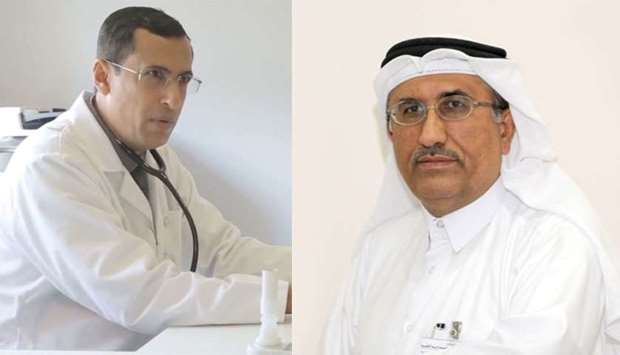 Dr Jamal Abdullah (L), Dr Ahmad al-Mulla