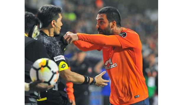 Ardan Turan was banned for a record 16 games by the Turkish football authorities in May after he shoved and verbally abused a referee in a game for Basaksehir.