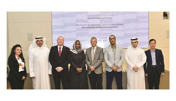 Qatar University signs MoU with Highfield Qualifications.