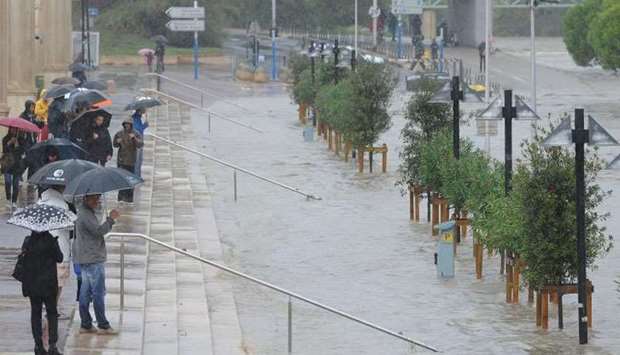 Flashfloods in southern France