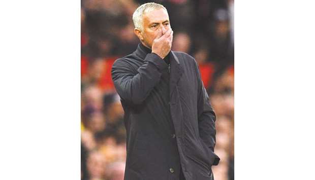 Manchester Unitedu2019s Portuguese manager Jose Mourinho. (AFP)
