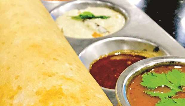 RECOGNITION: Dosa was recently named among the 50 most delicious dishes by CNN.