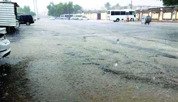 Doha and other parts of the country witnessed spell of rain on Thursday. PICTURE: Shemeer Rasheed