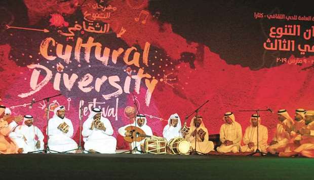 PERFORMANCE: Tambourine, cymbals, drums, oud, rebaba (a stringed instrument) and flute, took over the centre stage as varying in rhythm, the local group enthralled the audience with collective singing.