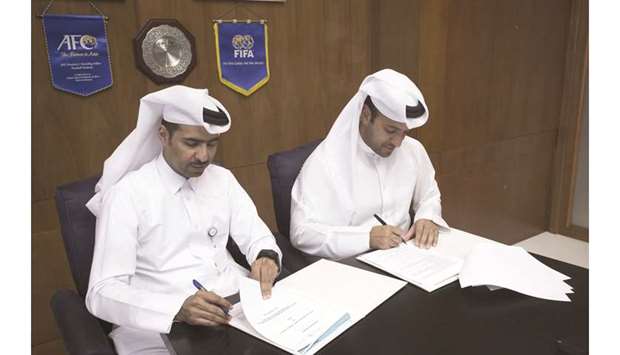 Aspetaru2019s acting CEO Dr Abdul Aziz al-Kuwari and Samla Qatar CEO Azzam al-Mannai signed the agreement on Thursday.