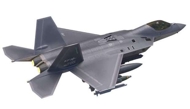 A computer generated image of KF-X.  Courtesy: Korean Aerospace Industries