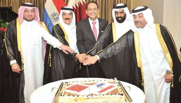 Paraguay National Day celebration in Doha.