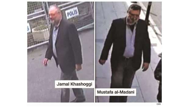 A surveillance video, obtained by CNN, showing Mustafa al-Madani u2013 apparently part of the hit squad that tortured and killed Khashoggi u2013 strolling around a famous Turkish Mosque just hours after Khashoggi entered the Saudi embassy.
