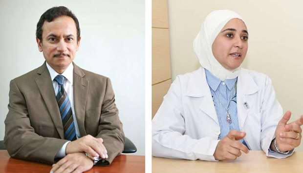 Dr Abdullatif al-Khal  and Dr Dina Imam