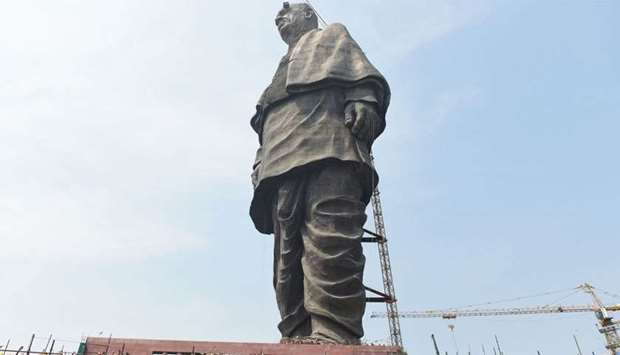 The world's tallest statue dedicated to Indian independence leader Sardar Vallabhbhai Patel