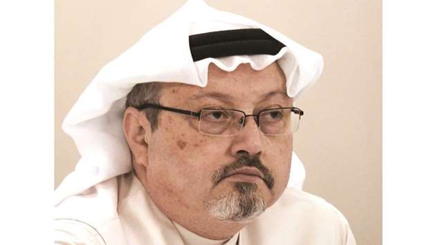 Khashoggi was killed and dismembered October 2 in the Saudi consulate in Istanbul by a team of 15 agents sent from Riyadh.