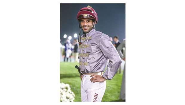 Qatari jockey Faleh Bughanaim will ride Al Shaqab Racingu2019s Shalaa in the Qatar Arabian Trophy des Poulains (Group 1 PA for three-year-old colts) at Saint-Cloud, France, today. PICTURES: Juhaim