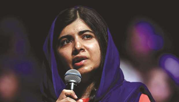 Malala: beginning her second year at university.