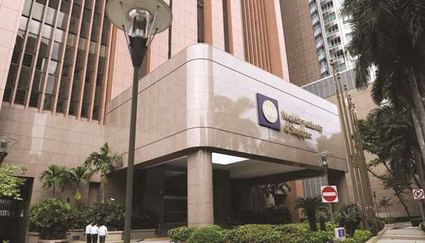The headquarters of the Monetary Authority of Singapore. The Singapore dollar is at an inflection point with MAS officials set to gather for their bi-annual review.
