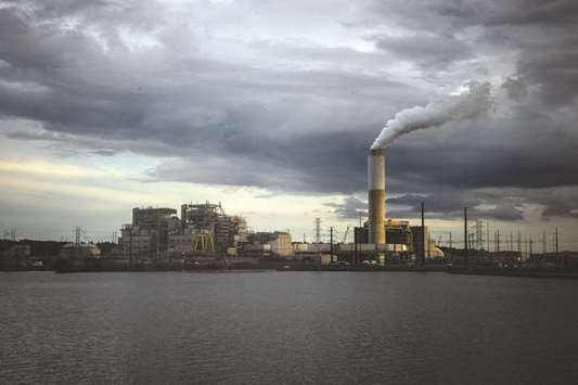 Emissions rise from a coal-fired power plant in Arden, North Carolina (file). Almost 40% of the US coal fleet has been shuttered or targeted for closure since 2010, either because theyu2019re no longer profitable to run or require significant investments to meet environmental rules, according to the American Coalition for Clean Coal Electricity, a trade-group that represents utilities and mining companies.