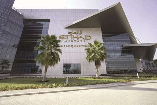 The headquarters of Etihad Airways Group in Abu Dhabi. Etihad has been shrinking its operations following the failure of a so-called equity alliance plan that saw it invest in a number of generally ailing foreign operators to help feed more traffic through Abu Dhabi.