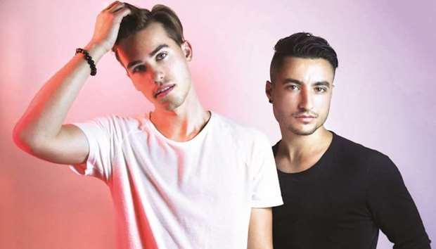 DUO: Andrew Fedyk, left, and Joe DePace. The Loud Luxury song has spent 11 weeks in the UK top 40, eight of which have been in the top 10.