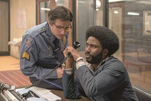 REFLECTION: A scene from BlackkKlansman that is about social issues faced by Afro-Americans.