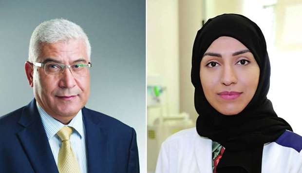 Dr Nady Mohamed - Chief of Gynaecology (L), Dr Aisha Ahmad Yousuf - Director of Reproductive Surgery