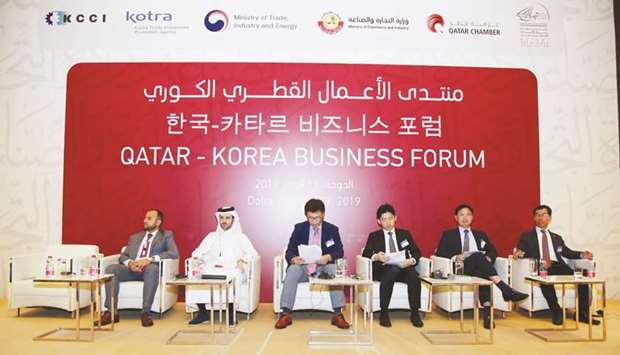 Ooredoo represented Qataru2019s ICT and technology industries at the Qatar-Korea Business Forum held at Grand Hyatt Doha yesterday.