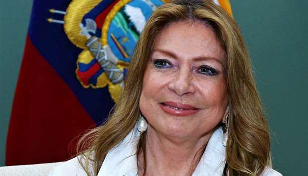 Ecuadorian ambassador Ivonne A-Baki.