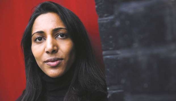 Vidhya Ramalingam, co-founder of London-based tech start-up Moonshot CVE (Countering Violent Extremism), poses for a photograph in London, in October 4, 2019.