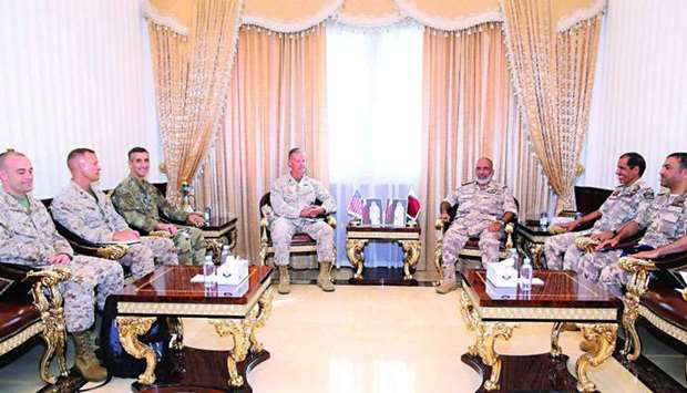 Chief of Staff meets Commander of US Marine Corps Forces, US defence delegation