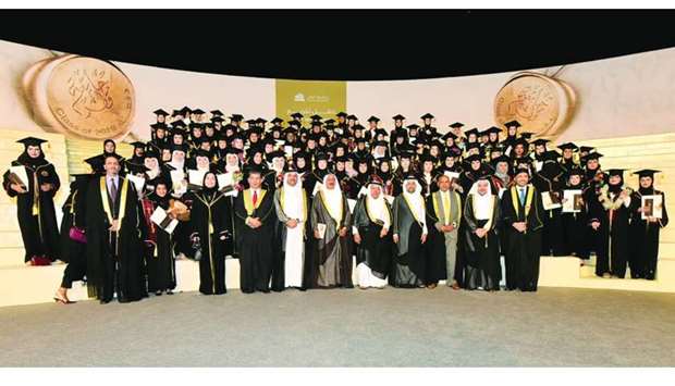 The College of Business and Economics graduating class.