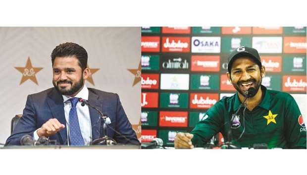 Pakistan appointed Azhar Ali (right) as the successor to Sarfaraz Ahmed (left) as the team captain. (AFP)