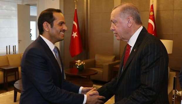 Turkish President meets Deputy Prime Minister and Minister of Foreign Affairs