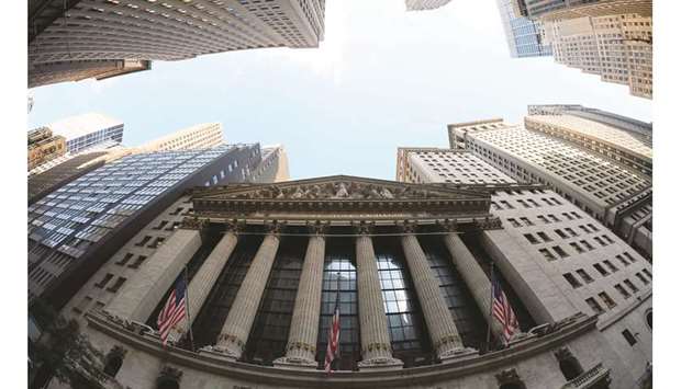 An external view of the New York Stock Exchange. The S&P 500 tech sector, which comprises over one-fifth of the benchmark index, has climbed more than 30% in 2019, compared to a 19% rise for the S&P 500.