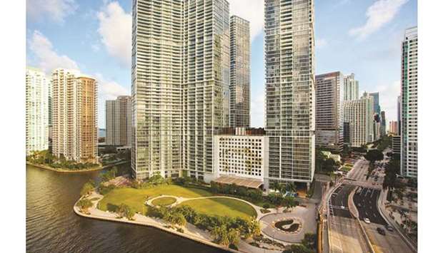 W Miami is situated directly on the waterfront in downtown Brickell, Miamiu2019s burgeoning urban centre