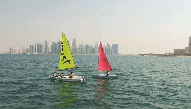 Based in Katara Cultural Village, Regatta Sailing Academy offers a wide range of activities, including dinghy sailing and yacht courses.