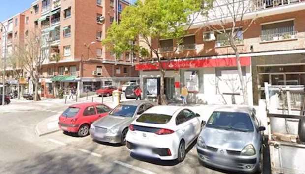 The Madrid apartment block where the body was found. Photo courtesy: The Local