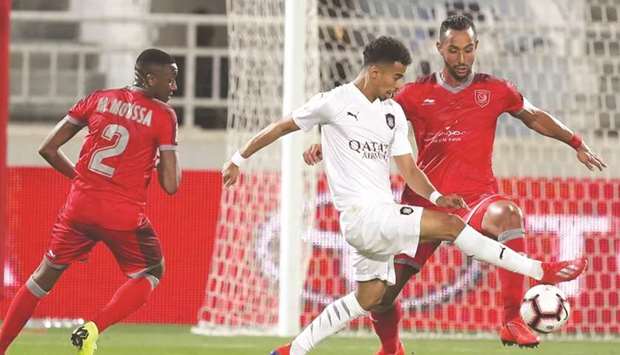 Al Duhail are top of the table with 20 points, while reigning champions Al Sadd are third with 15 points, but have played two games less.