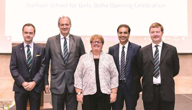 Officials at the opening event.