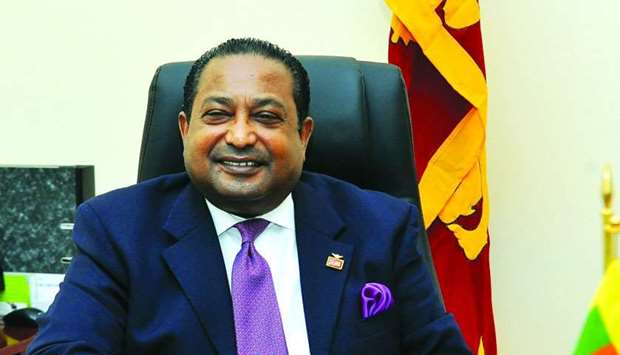 Sri Lankan ambassador Kithsiri Athulathmudali. PICTURE: Nasar K Moidheenrnrn