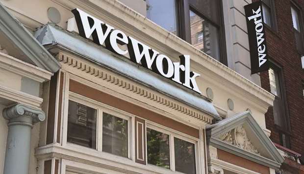 A WeWork office in New York City. In the aftermath of WeWorku2019s scuttled initial public offering, rivals are pitching themselves as more stable providers of flexible office space for landlords across New York, Toronto and Los Angeles with WeWork leases.