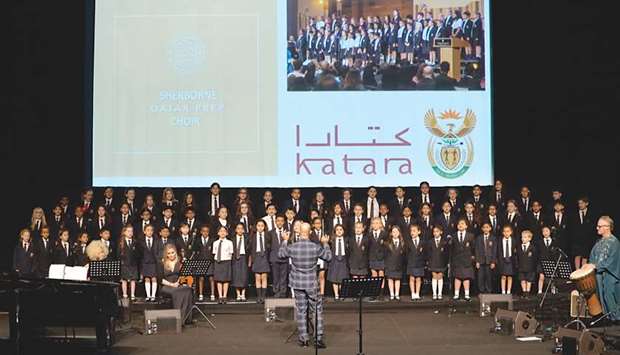 CHOIR: Nearly 80 young singers from Sherborne Qatar School showcased their musical talents during the choir music event called u2018Cantusu2019 at Drama Theatre of Katara.