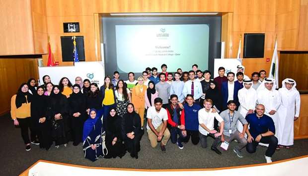 Participants in the 1st Qatar Universities Debate League (QUDL) in English for 2019-2020 season.