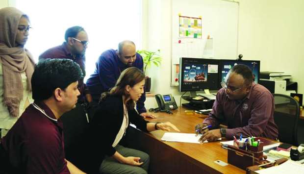 Prof Nimir O Elbashir and his research team at work at Tamuq.