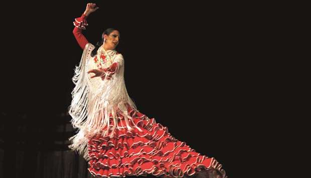 MESMERISING: The performance titled Flamenco Dance u2013 Las Peque?as Cosas was led by Ursula L?pez. Photos by Jayaram