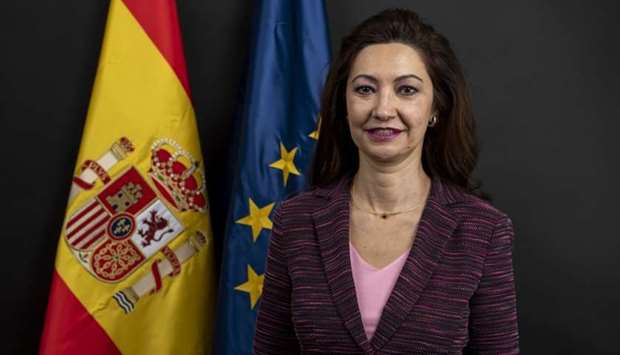 Spanish ambassador Belen Alfaro.