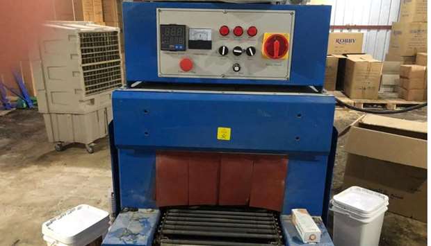 Equipment used to forge the validity dates of products